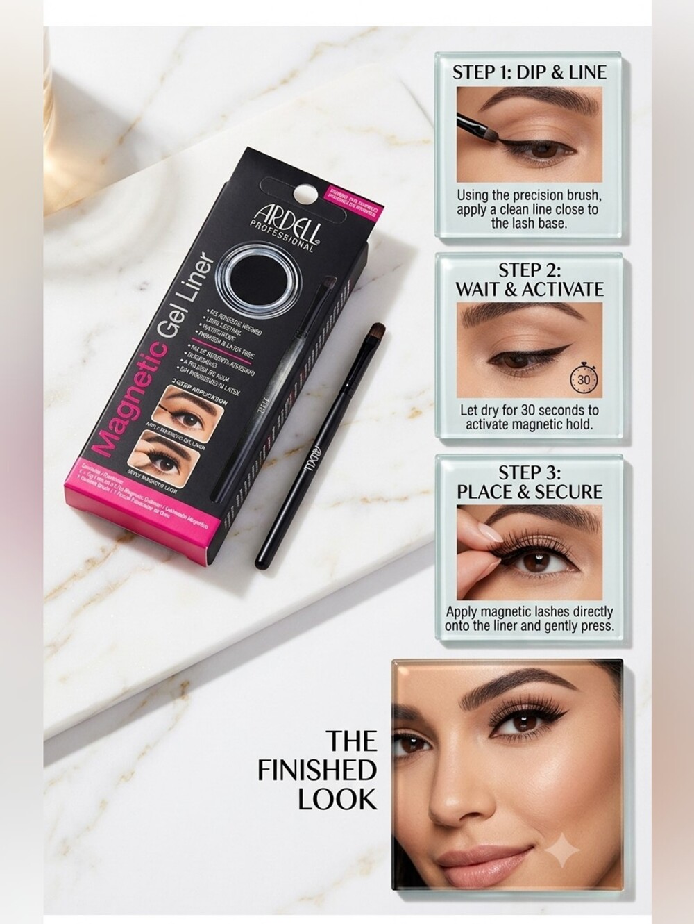 Ardell Magnetic Gel Liner - Bold Black (D-1)